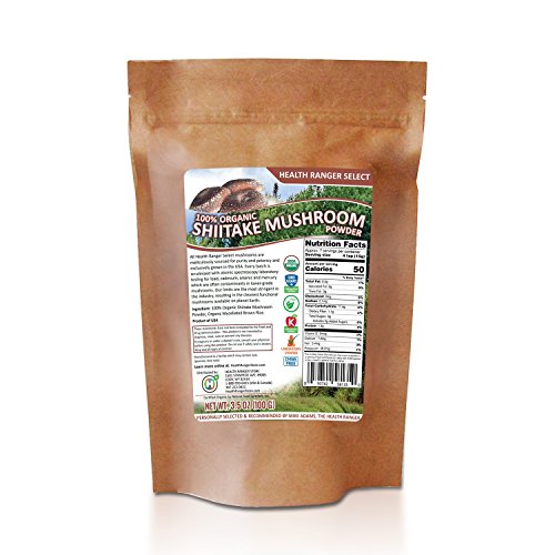 Organic Shiitake Mushroom Powder 100g - Ingredients Matter Here